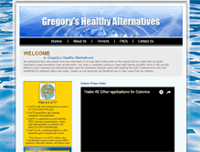 Tablet Screenshot of gregoryshealth.com